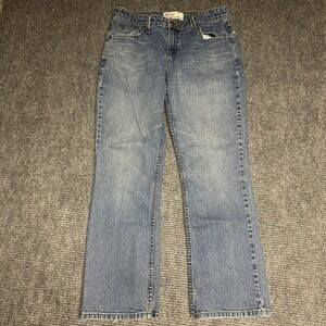 Levi Strauss Signature Mid Rise‎ Bootcut Jeans Women's Size 10 Short Blue Denim